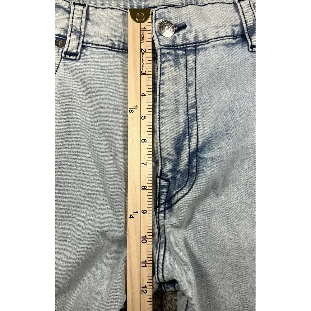True Religion Ricky Relaxed Straight No Flap Light Wash Jeans Size 44x34 NEW